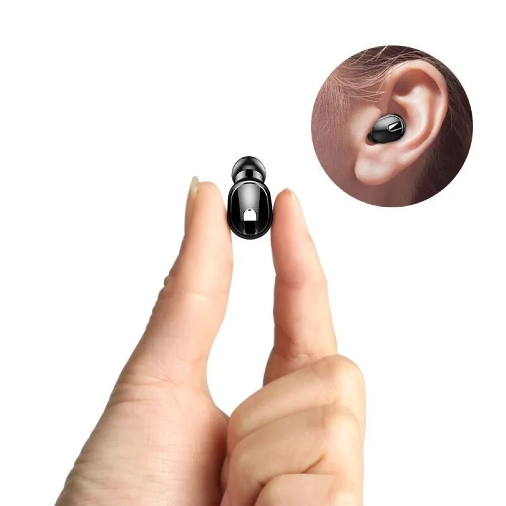 Мини наушники M8 со скрытым Bluetooth 4 2 беспроводные музыкальные вкладыши для iPhone Android