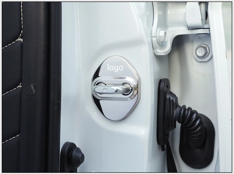 Автомобильные аксессуары из нержавеющей стали защита крышки замка двери автомобиля-Стайлинг 4 шт./компл. для Toyota Avalon