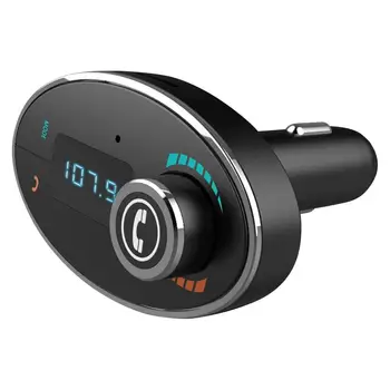 

Wireless Handsfree Car Kit Bluetooth FM Transmitter LCD MP3 Player USB Charger Car Accessories Support TF Card/USB Reading