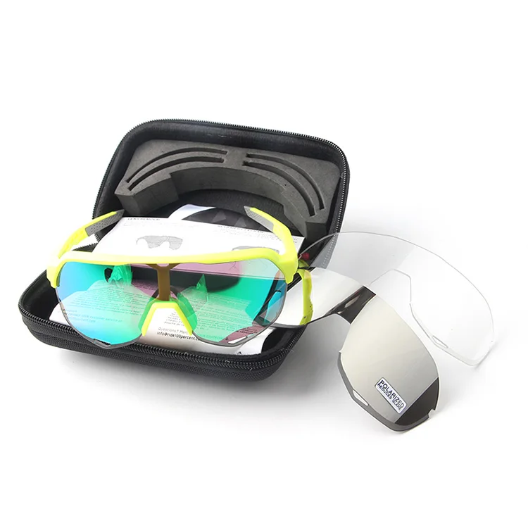 Уличные спортивные солнцезащитные очки S2, велосипедные очки, Питер тур, Франция,, велосипедные солнцезащитные очки, стекло, для спорта на открытом воздухе S3 Sutro avip aspire - Цвет: YellowgreenS2