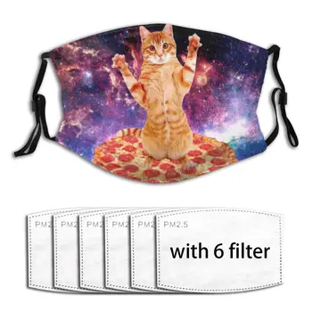

Pizza Cat Outdoor Washable Anti-Pollution Respirator PM2.5 Filter Mask Outdoor Air Mouth Cover Breathing Purifier