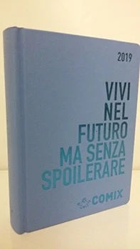

DIARIO AGENDA COMIX 2019 datato 16 mesi AZZURRO SCRITTA AZZURRA mini 12x16