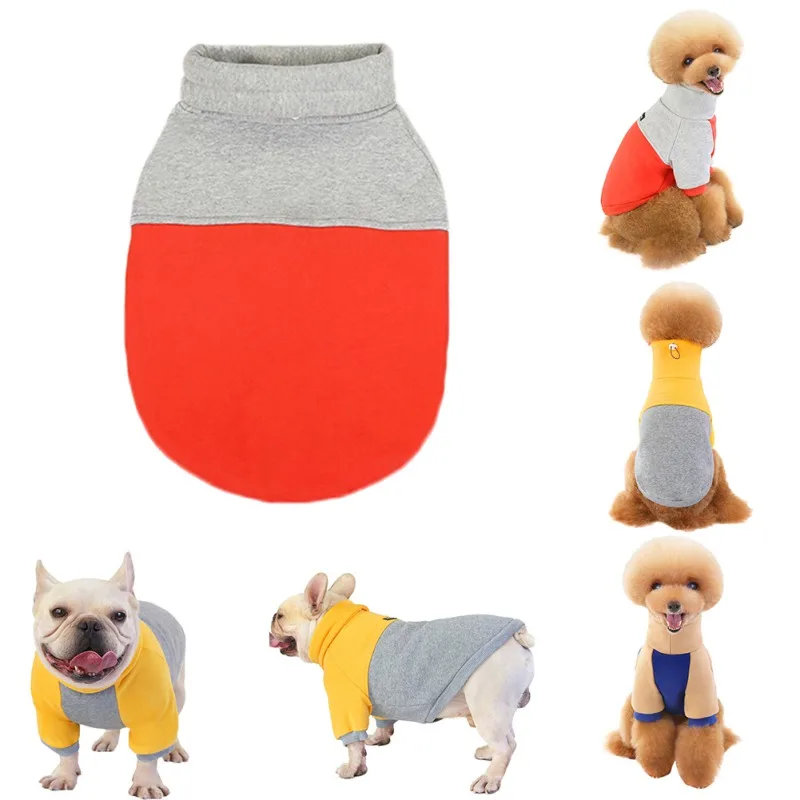 Fashion Dog Clothes Winter Warm Hoodie Pet Clothes Shirt For Small
