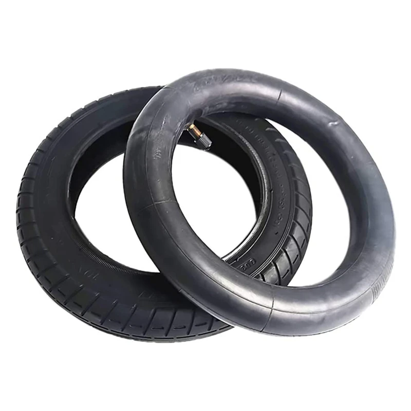 Black Tires Rubber Tyres Cover 10x2 Inner Tube Replacement Electric Scooter Part 