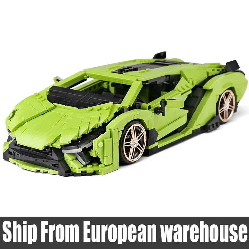 Молд King 10011 модель автомобиля совместимая с Lamborghinings serne строительные блоки