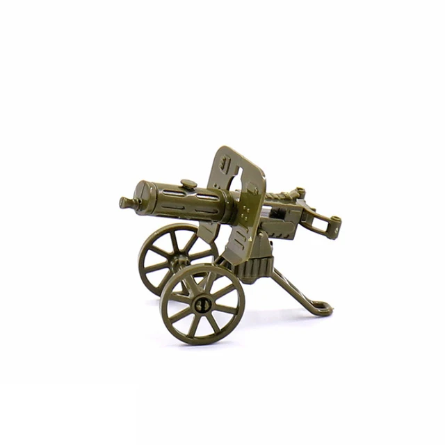 Friends Building Blocks Military Series Machine Guns Cannon Weapon DIY Building Blocks Children's Toys Blocks Accessories 1PCS