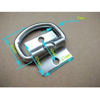 

5pcs Bolt Mount D Ring Flatbed Truck Car Trailer Tie Down Strap Rope Rings