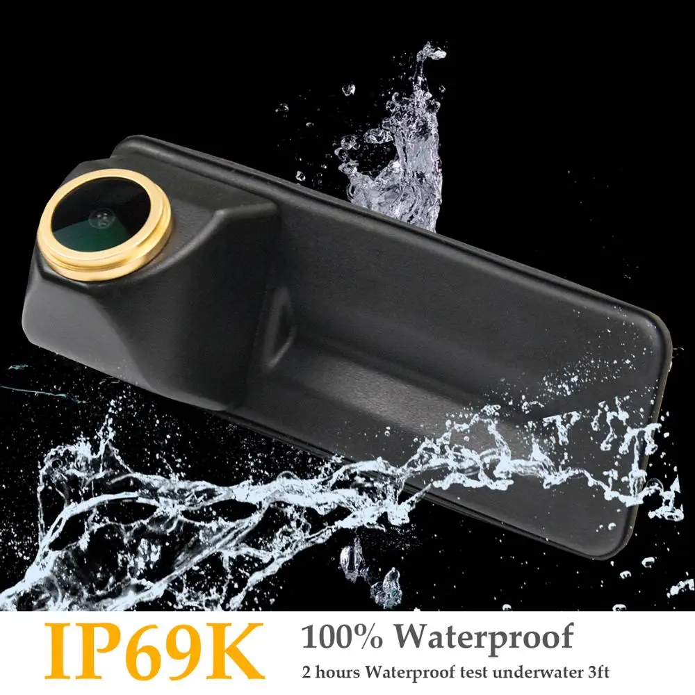 

HD 1280x720p Golden Reversing Rear View Backup Camera for Skoda Octavia 2010 -2015/Skoda Octavia A5 FL