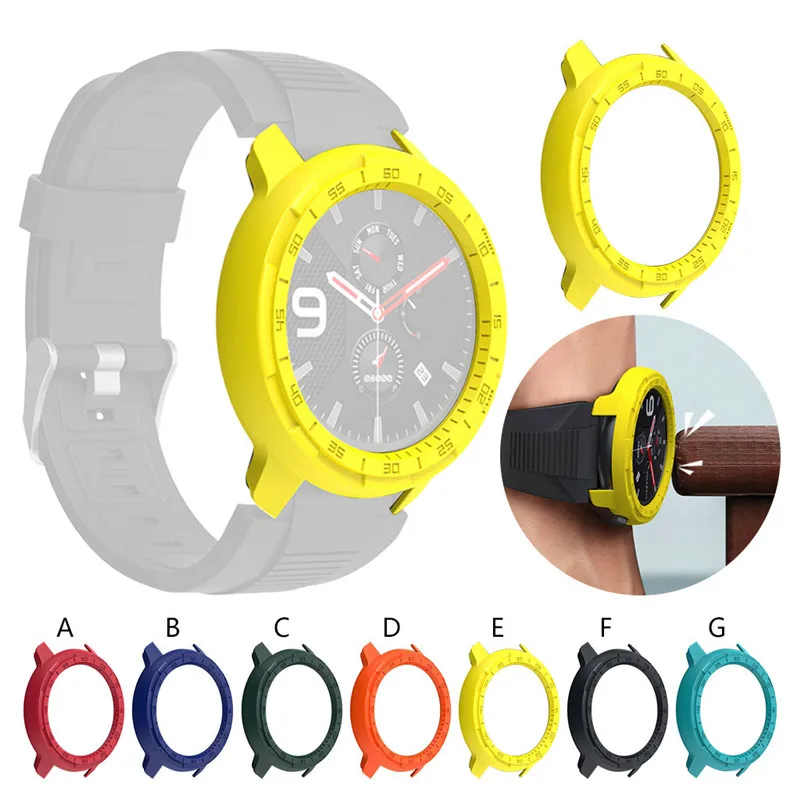 Replacement PC Watch Case Cover Shell Frame Protector for Xiaomi Huami AMAZFIT GTR 47mm 40NOV2930