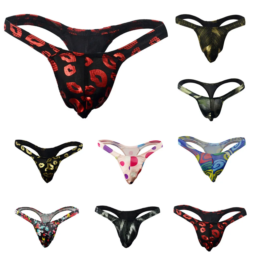 Briefs Men's Underwear Thongs Ultra-Thin Sexy Low Waist Briefs Shorts Bulge Pouch Comfortable Underpants For Men Thong men stretch g string panties men stretch thong underwear men lingerie briefs