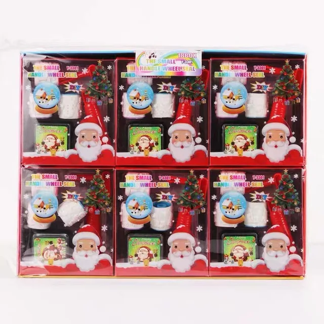 DIY Dinosaur Cartoon Roller Seal with Ink Pad Children's Encouragement Seal Christmas Student Prize Teacher Encourage Children 5