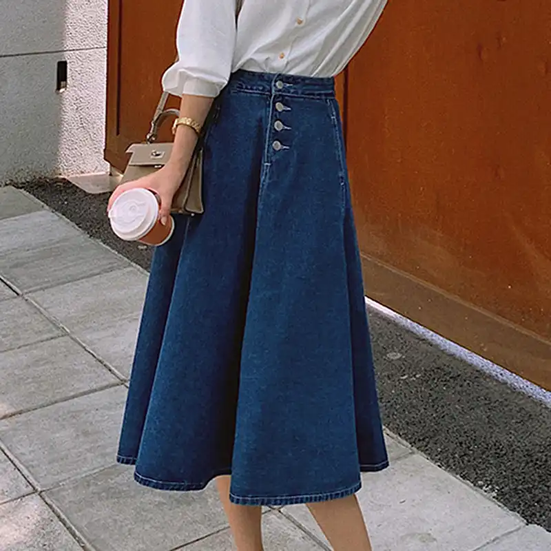 محاولة يسلم باليد هدب gonne jeans lunghe - shortsaleforsale.com