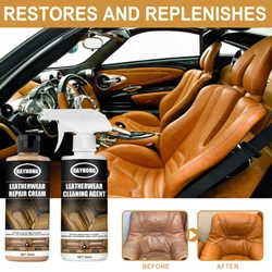 Multi-purpose Foam Cleaner Anti-aging Cleaning Automoive Car Interior homeous Cleaning Foam CleanerWith repair cream Cleaning1