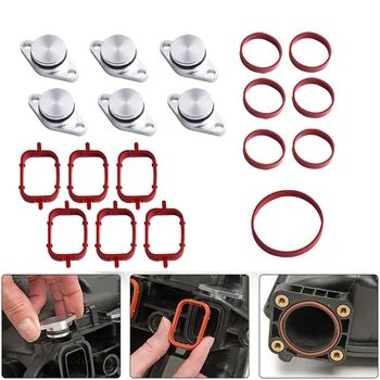 

NS Modify 22mm 32mm For BMW M57 Swirl Blanks Flaps Repair Delete Kit With Intake Gaskets Key Blanks Car Replacement Parts