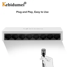 8 портов LAN Ethernet сетевой коммутатор с ЕС адаптер питания для сети ip-камер или беспроводной AP/6 PoE сплиттер подходит