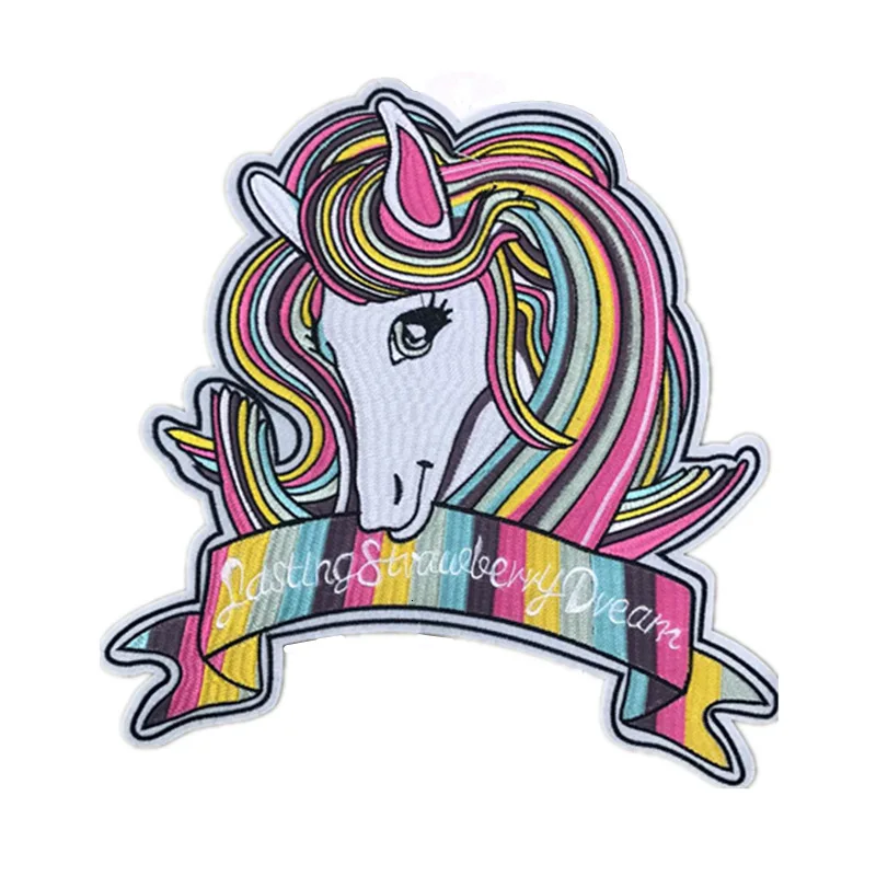 1 предмет модная одежда с вышивкой радуги лошади единорога большой размер