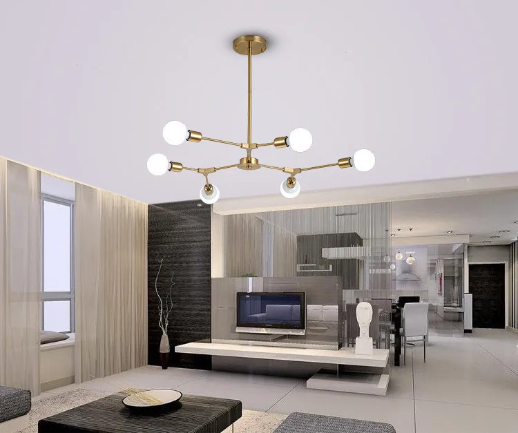 

3/6/9 Heads Nordic Creative Tree Branches Restaurant Pendant Light Livingroom Bedroom Cafe Bar Decoration Lamp With Led Bulbs