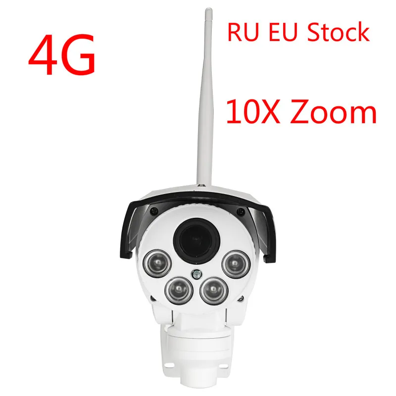 5MP Sony сенсор 3g 4g Wi Fi IP bullet PTZ камеры 10X оптический зум wifi ip двухсторонняя Интерком