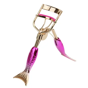 

1pc Mermaid Natural Curling Eyelash Curler Stainless Steel Eyelash Cosmetic Makeup Eyelash Curler Curling Eyelashes Tool