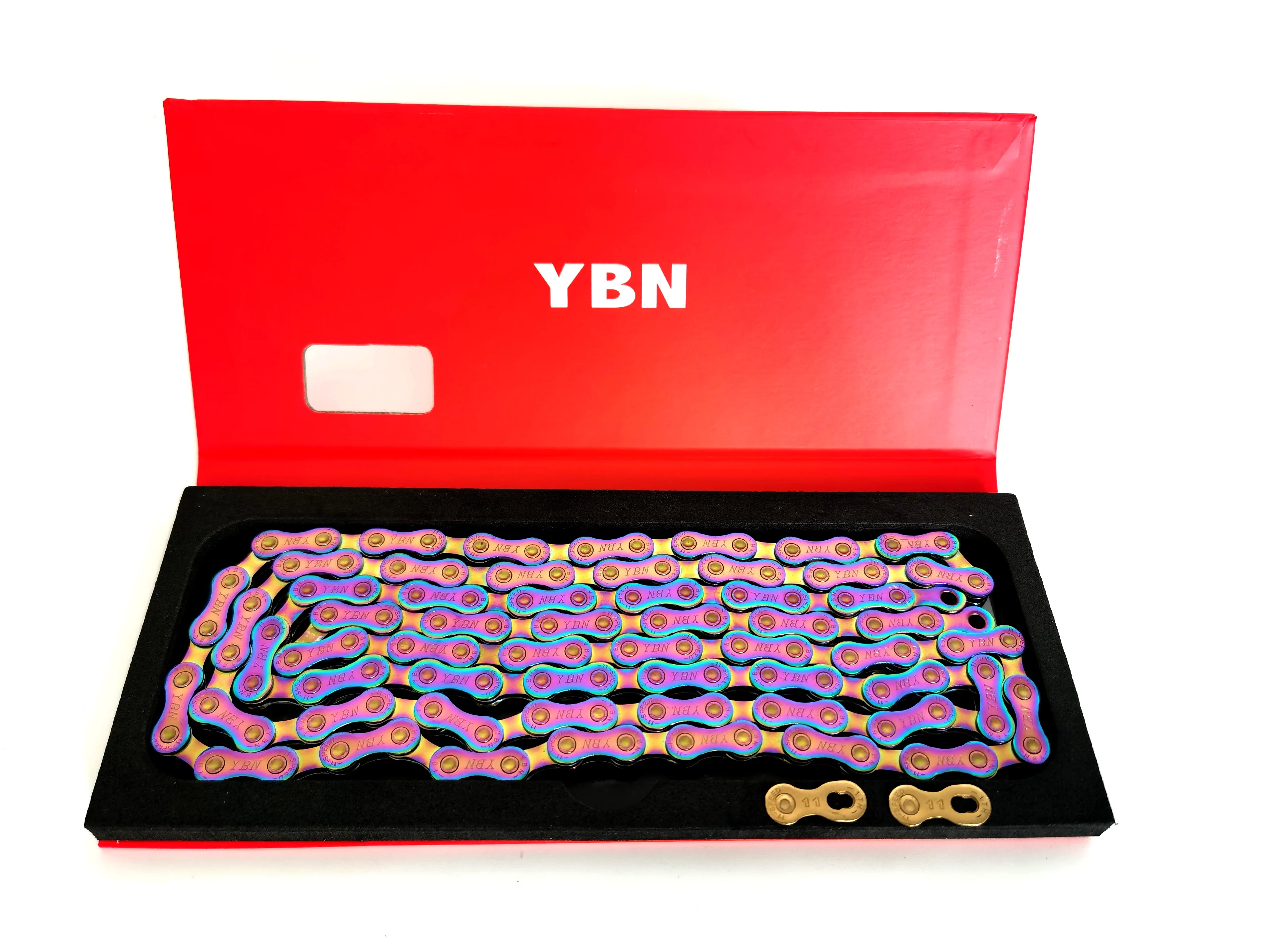 YBN 11 Speed Ti N разноцветный велосипед цепь совместима с Shimano Sram Campagnolo и горными