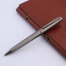 Пистолет серый металл шахматная доска 0,7 М перо металлический подарок Студенческая шариковая ручка