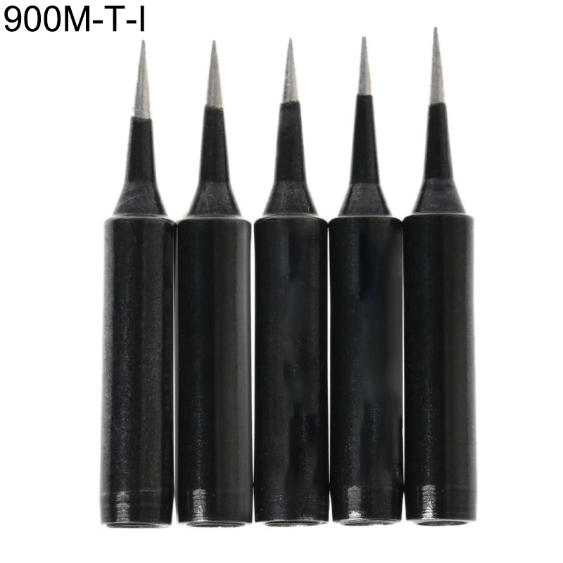 900M-T Copper Lead Free Soldering Iron Tips SI/I/B/K/2.4D/1C Welding Head Saike 936 852d 909D Soldering Station 5Pcs