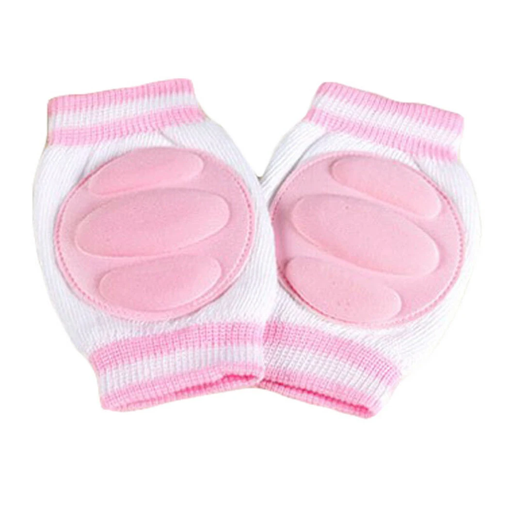1 Pair Baby Knee Pads Anti-Slip Breathable Protector Crawling Knee Pads Baby Walking Knee Protecter Stocking Stuffers 5 Style - Цвет: Pink