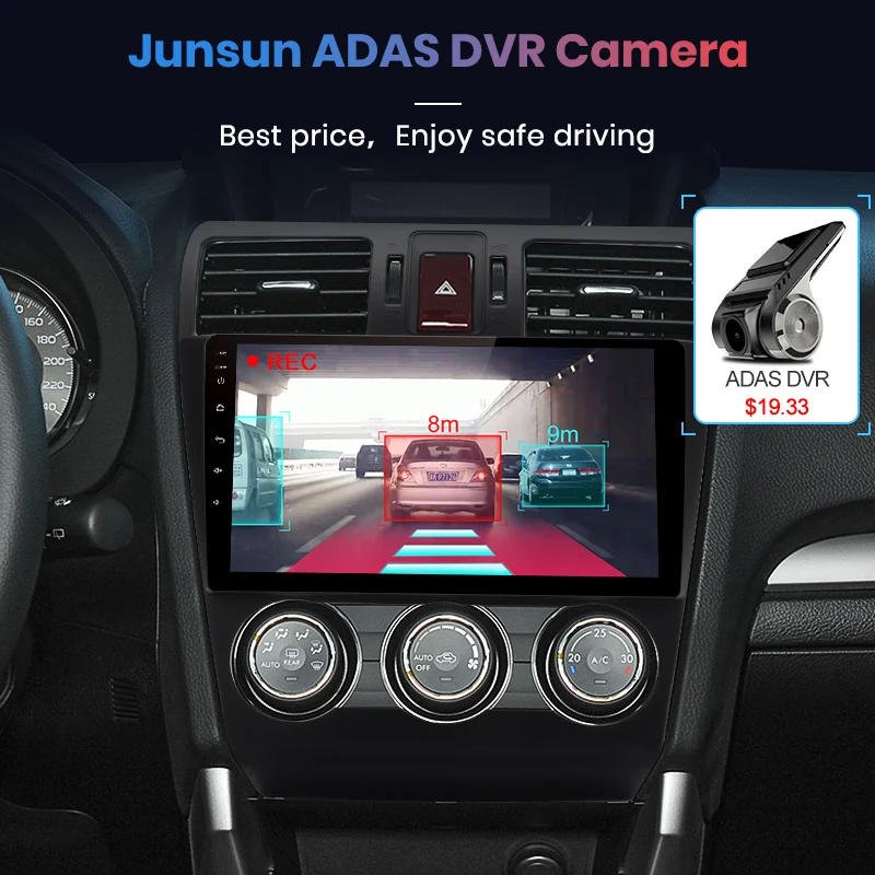 Junsun V1 Android 9,0 2G+ 32G DSP автомобильный Радио Мультимедиа Видео плеер для Subaru Forester 2013- навигация gps 2 din Авторадио