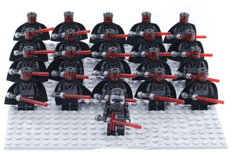 26 шт./лот Звездные войны 7 The Force Awakens White Storm Soldier Clone Trooper с оружием строительные блоки кирпичики игрушки подарок - Цвет: xh144 xh087 25