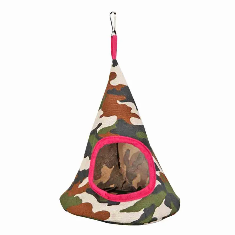 Camouflage S/L птицы Попугай гнездо конус форма маленький домик для домашних животных клетка удобный домик хомяка маленькая клетка для животных гнездо клетки поставка продукции - Цвет: Camouflage