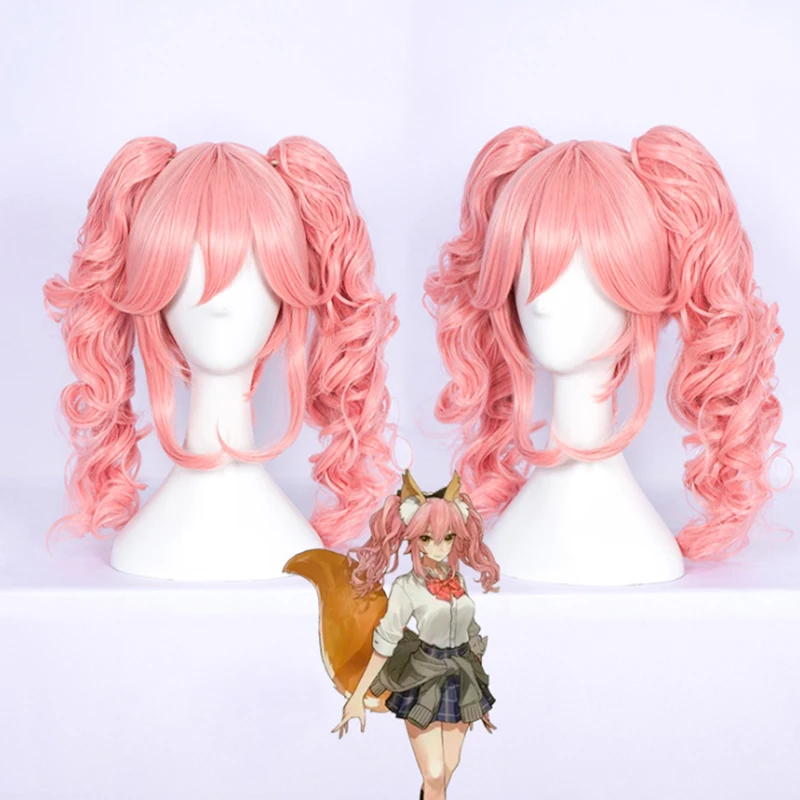 Аниме Fate Extra Find Encore косплей парик tamamo no Mae косплей парик термостойкий синтетический парик Хэллоуин Карнавал Вечерние