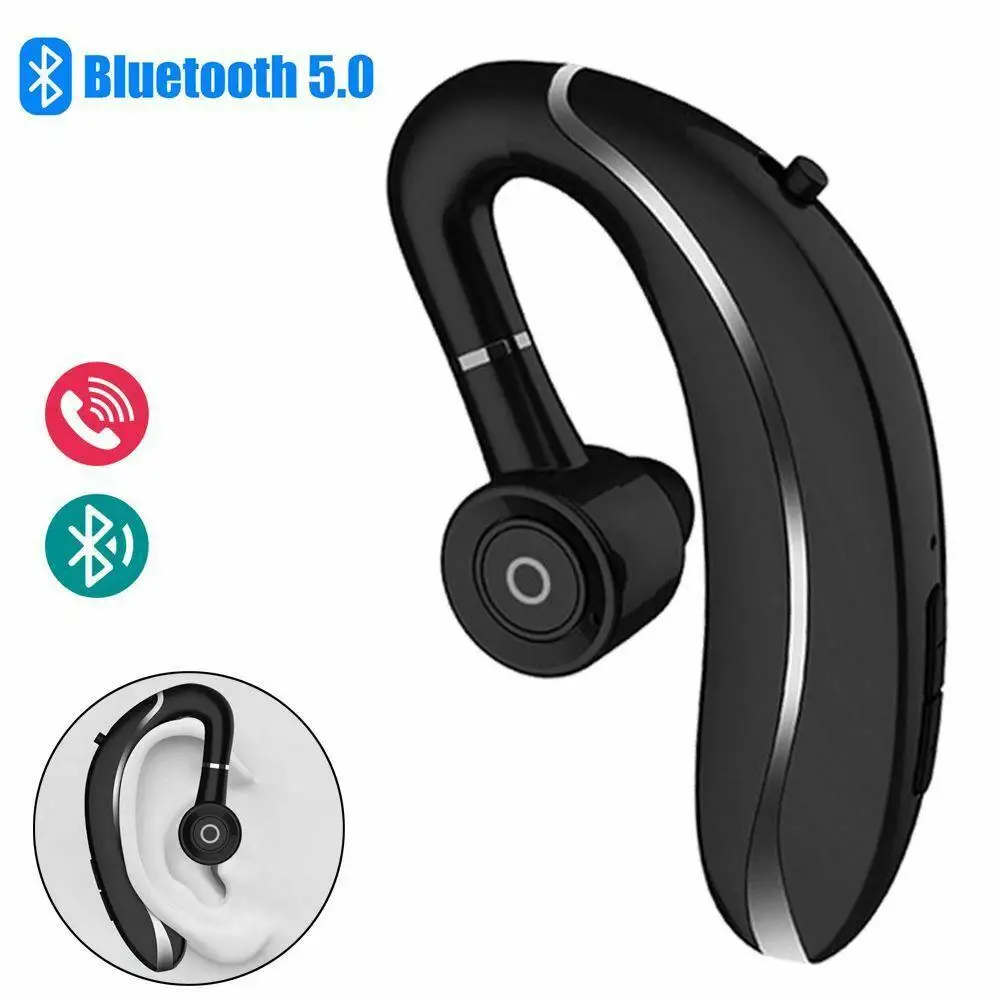 Wireless Bluetooth Headset Sport Earphone Driving Earbud Handsfree with Mic for Android iOS iPhone 11 XR XS X 8 7Plus