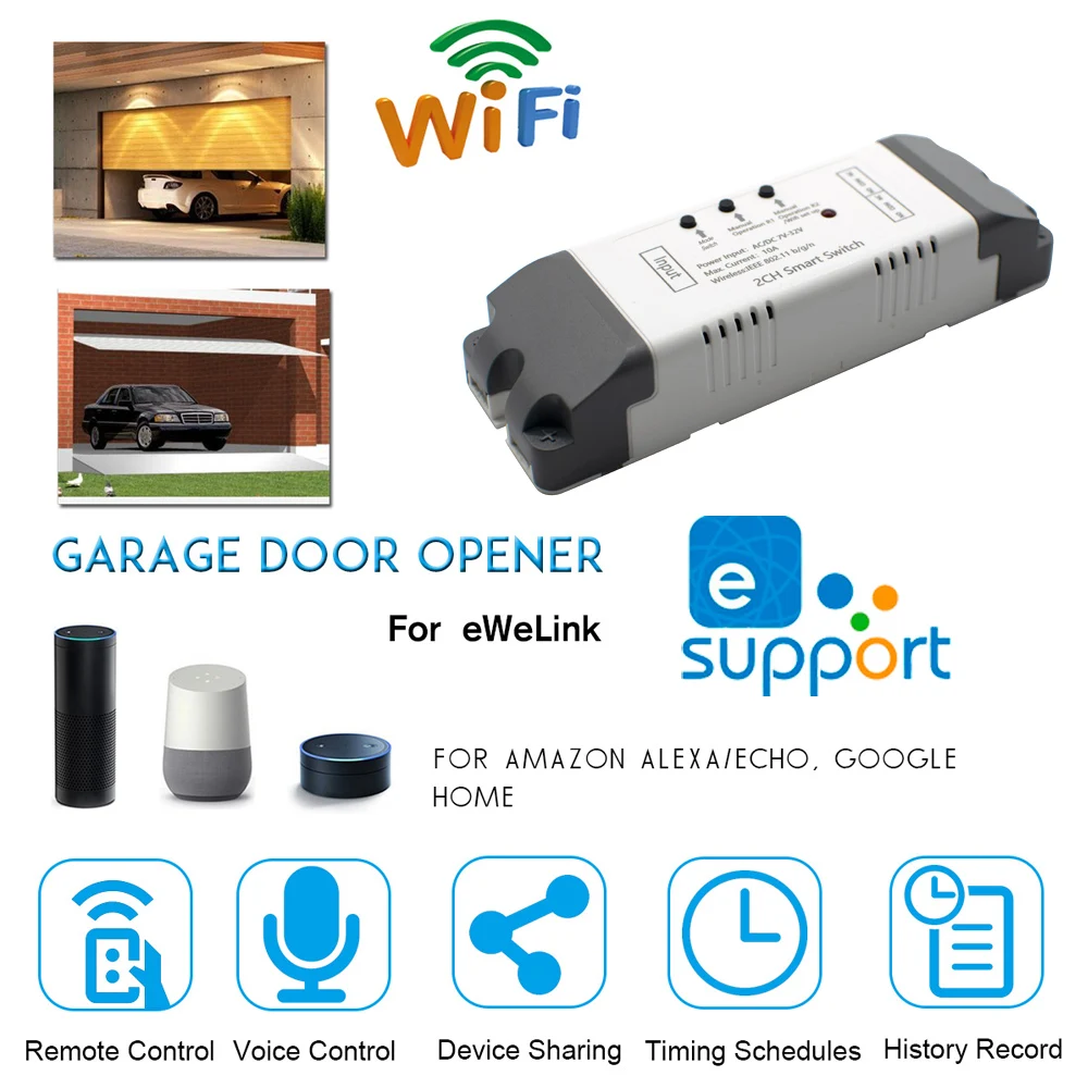 Garage Door Opener App Android Wifi Garage Door Opener Alexa Wifi