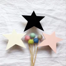 1 шт., милый Декор для детской комнаты в виде звездных облаков, настенные крючки для дома, украшения для детской спальни, деревянные крючки для детской одежды, вешалка для детской комнаты с рисунком