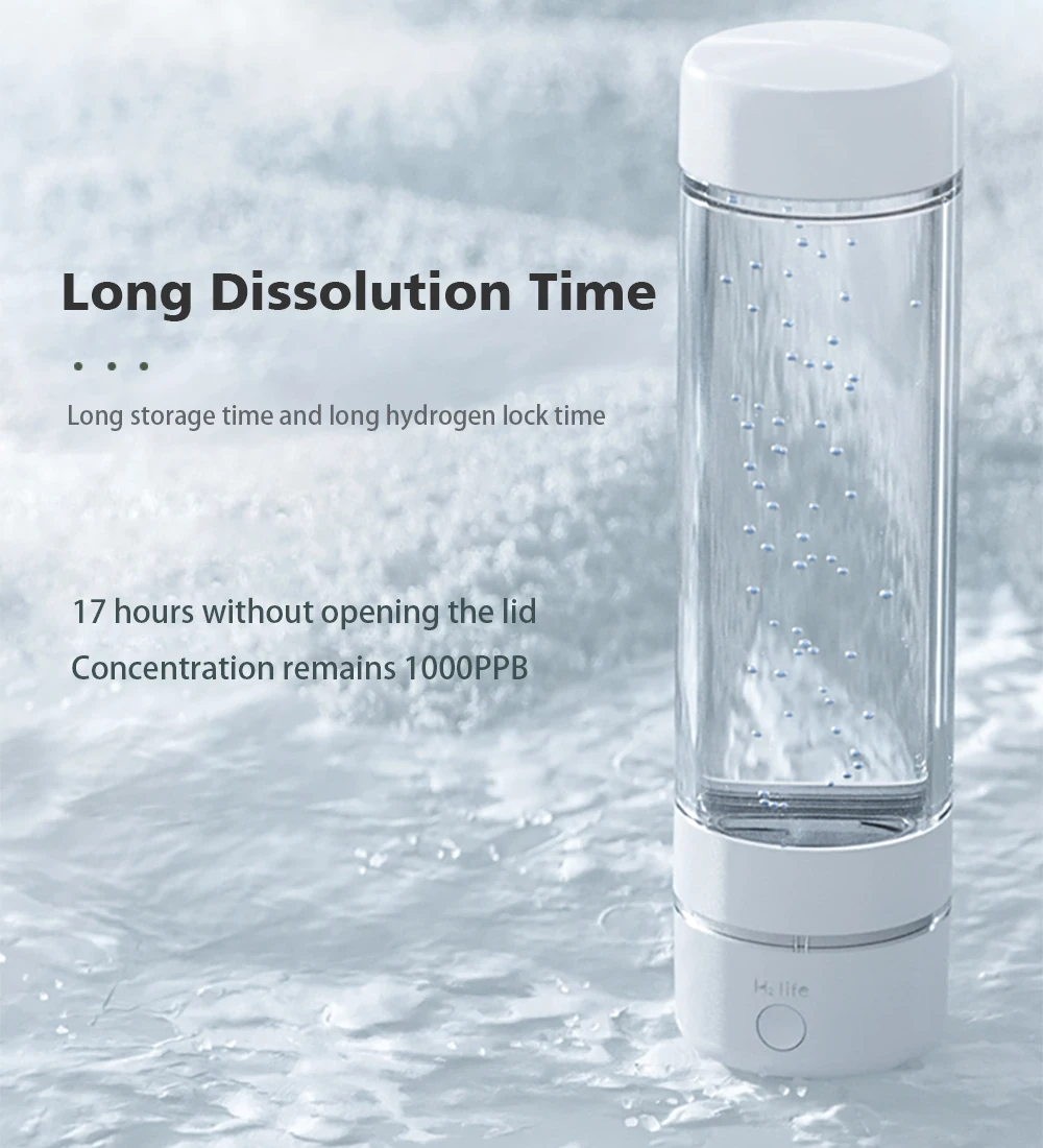 H2Life водородный генератор воды бутылка DuPont SPE PEM двухкамерная технология H2 чайник lonizer электролиза чашка Макс 3700ppb