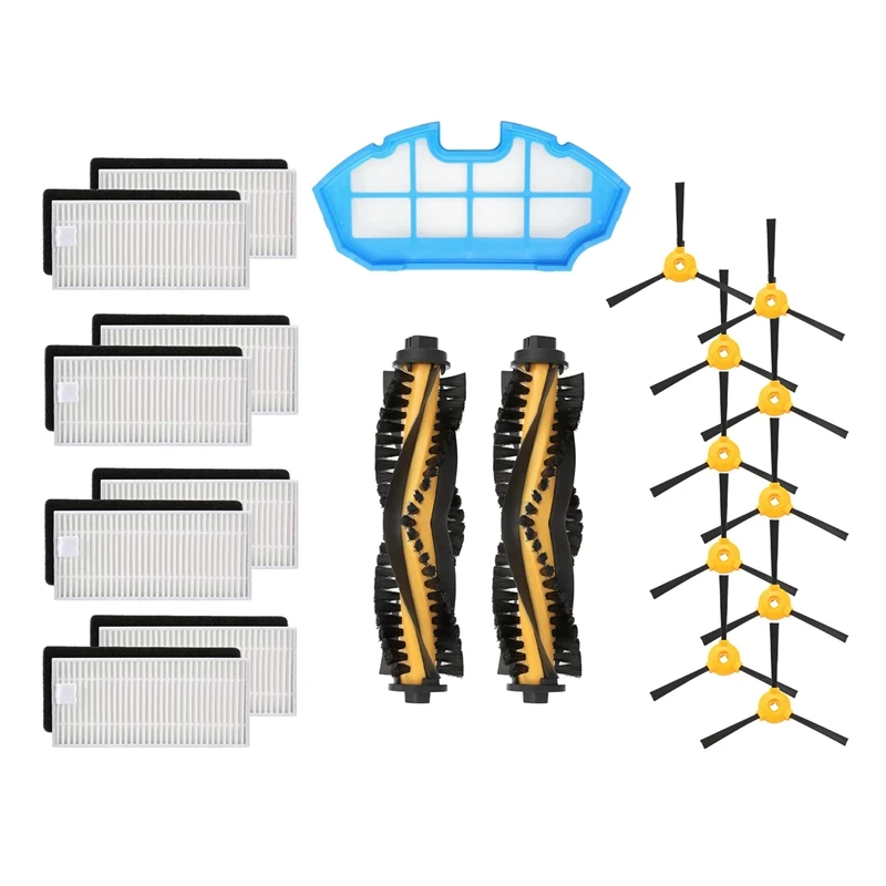 

Main Brush Filter Side Brush Combination, Suitable for ECOVACS N79 N79S ing Robot Accessories