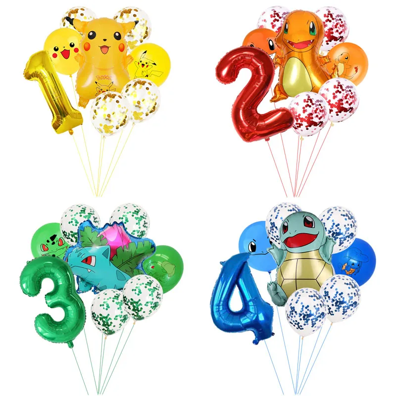 8 шт. детский латексный воздушный шар Покемон | Дом и сад