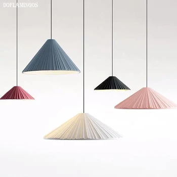 

NEW Nordic designer simple modern creative fashion colorful living room dining room bar bedroom study resin LED chandelier