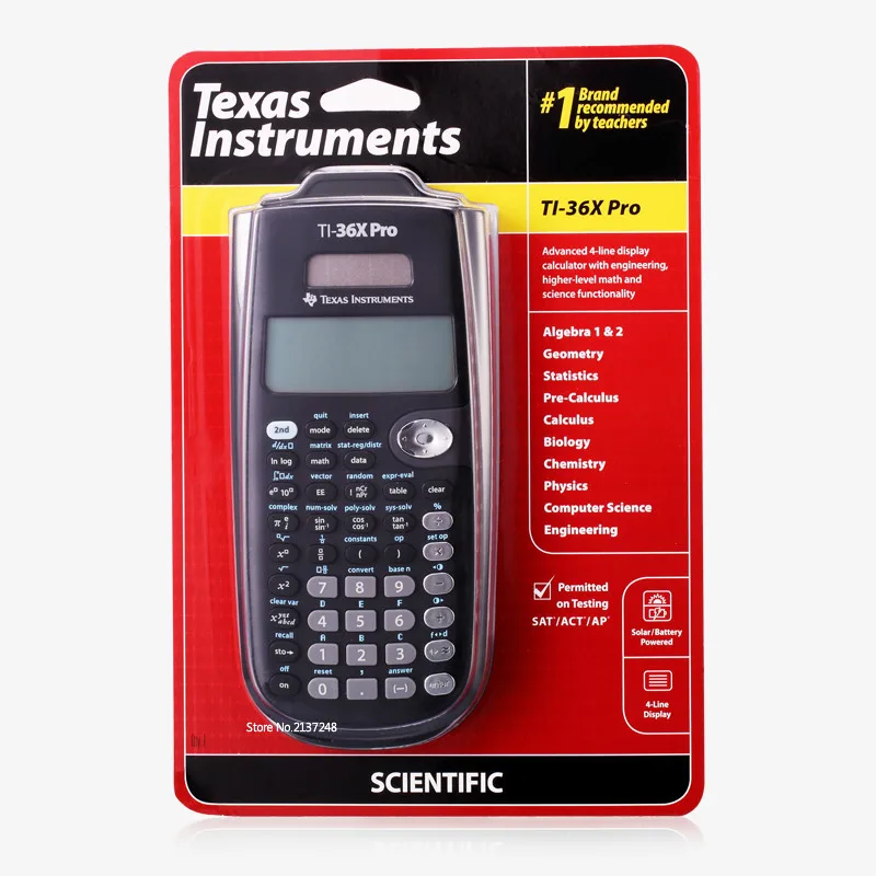 Новый рисунок Texas Instruments новый оригинальный Ti 36x Pro научный калькулятор горячая