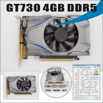 

GT730 GDDR5 4GB 128Bit Express Game Video Card Graphics Card BTC Mining Video Card With A Cooler Fan For NVIDIA GeForce
