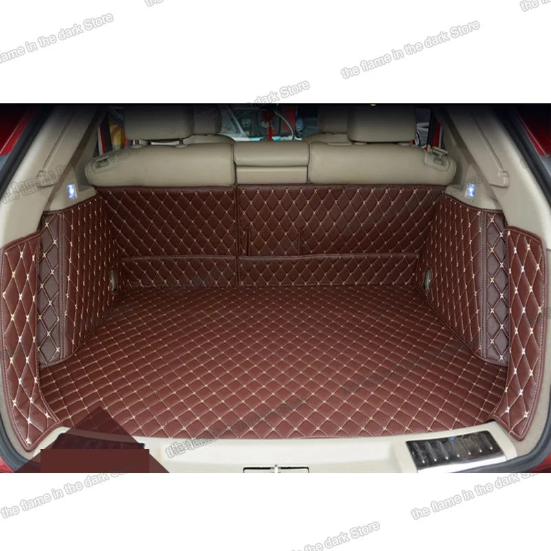 

leather car trunk mat for cadillac SRX 2016 2017 2018 2019 2020 cargo liner boot rear auto boot accessories interior styling