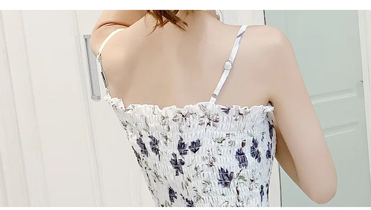 Летнее платье 2019womens без рукавов с открытой спиной сексуальное платье средней длины Женская богемная повседневная одежда сарафан шифоновое пляжное богемное летнее платье