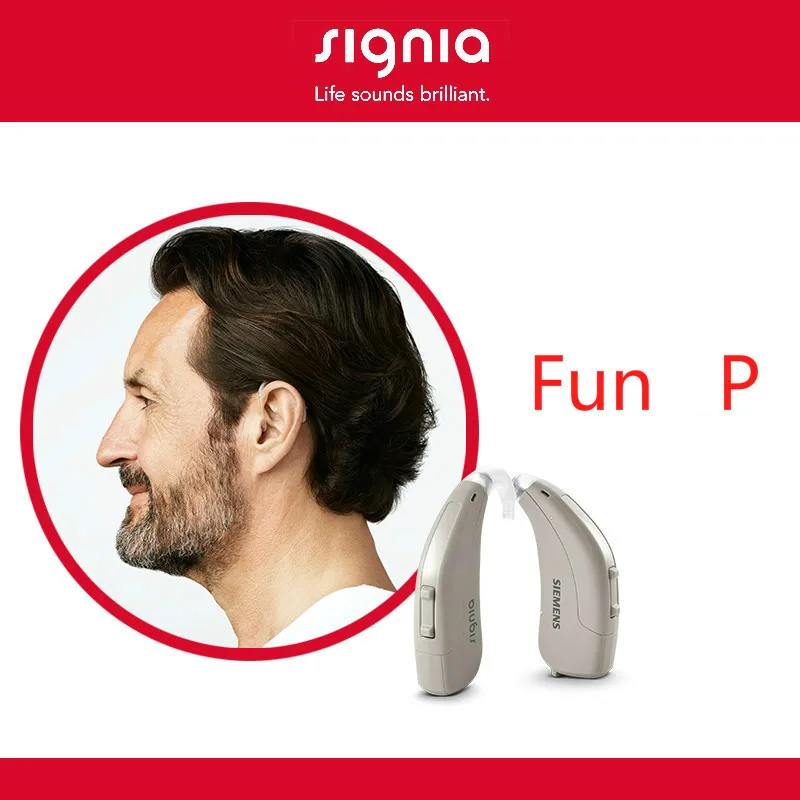

Germany Original Siemens 6 Channels Hearing Aid Fun P Upgrade of Touching Lotus 12P 13 Battery