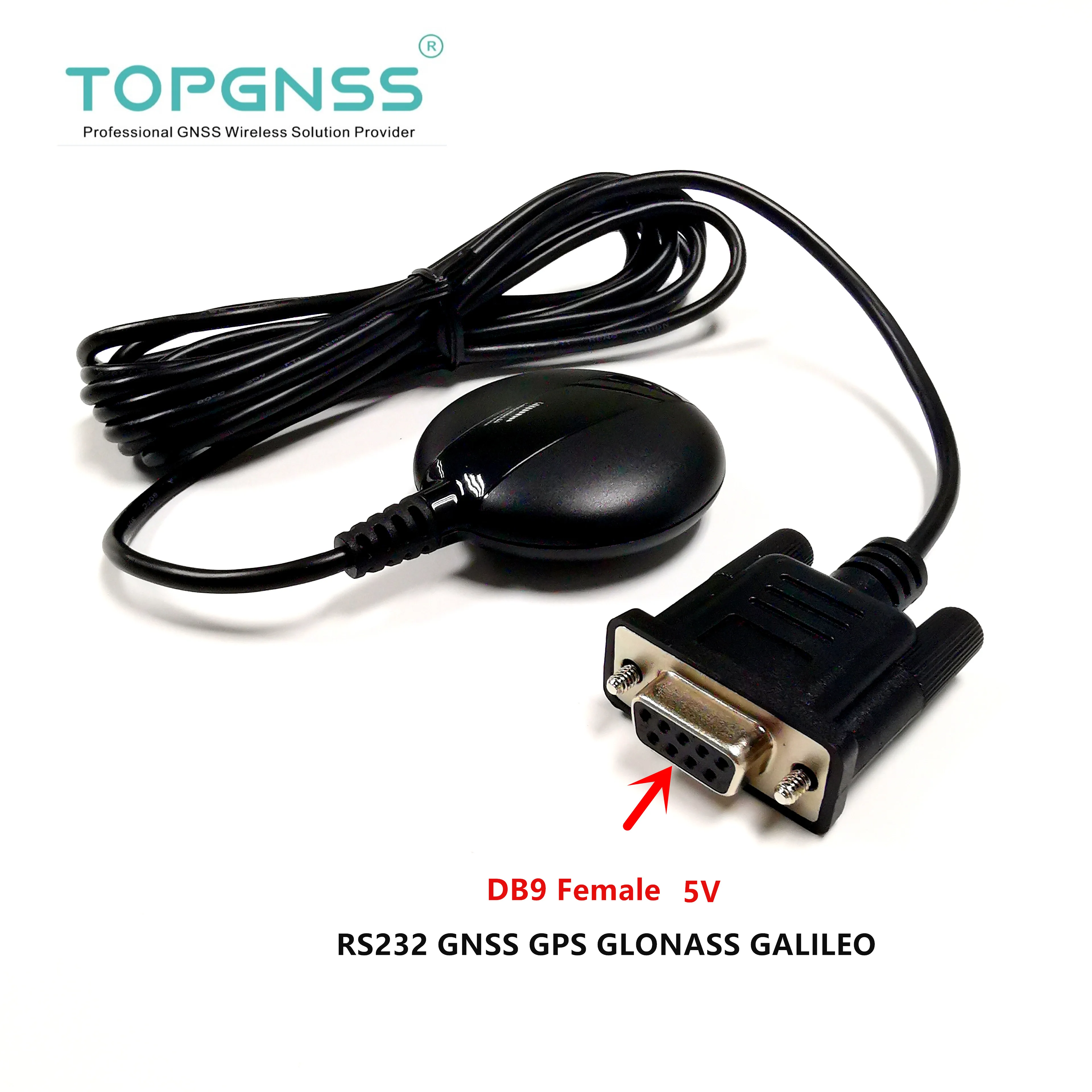 GNSS200GR промышленное применение RS232 DB9 гнездовой разъем GNSS приемник Двойной GPS GONASS