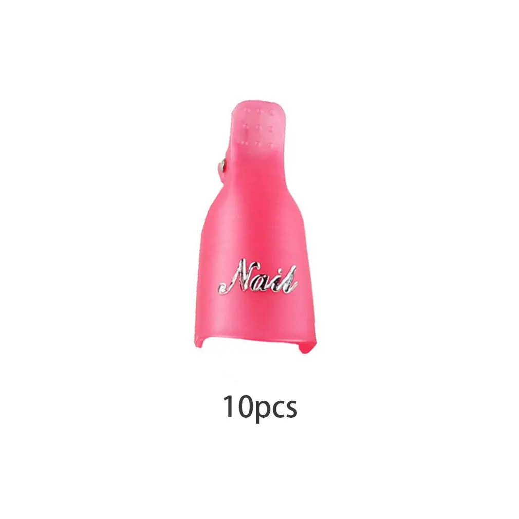 Маникюрная пилка для удаления доспехов крышка Броня зажим для ногтей инструмент для разгрузки поставки 3 цвета 10 шт набор - Цвет: Розовый