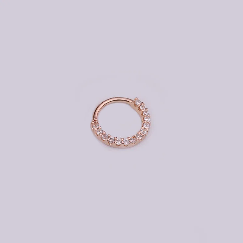 1 шт. 8 мм Daith Snug Rook кольцо на козелок пирсинг уха ювелирные изделия Cz Нос Обруч спираль серьги, Надеваемые На ушной хрящ