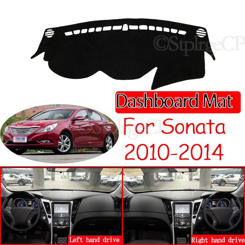 Противоскользящий коврик для Hyundai Sonata EF NF YF LF 2010 ~ 2014 накладка на приборную панель