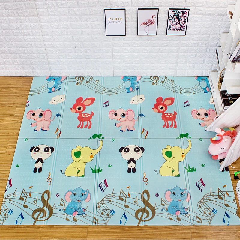 

Carpet Baby Room Children Thick 200*180cm Foldable Baby Play Mat Xpe Foam Educational Kids Rug Activity Game Toy for Fence Track