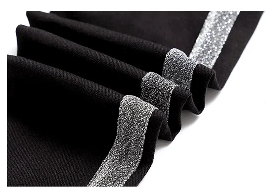 Леггинсы для маленьких девочек VIDMID черные хлопковые полосатые леггинсы детей на