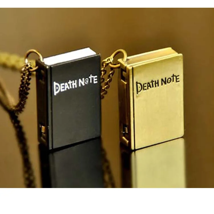 New Anime Death Note Cosplay Shape Black Suqare Quartz